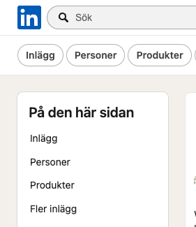 LinkedIn - så använder du sök-funktionen